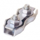 SUJETACABLE PLANO 2 TLLO GARRA 213 - 5 MM
