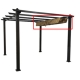 Toldo recambio para pergola corredera 3x4 m crudo p/pergola 23025738