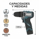 Taladro percutor a bateria 12v 38nm wesco