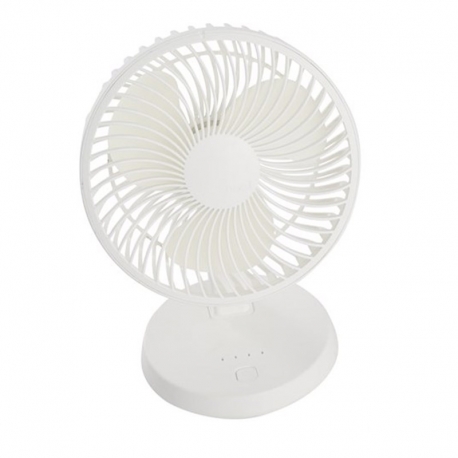 Ventilador de sobremesa schou 17cm 5w blanco