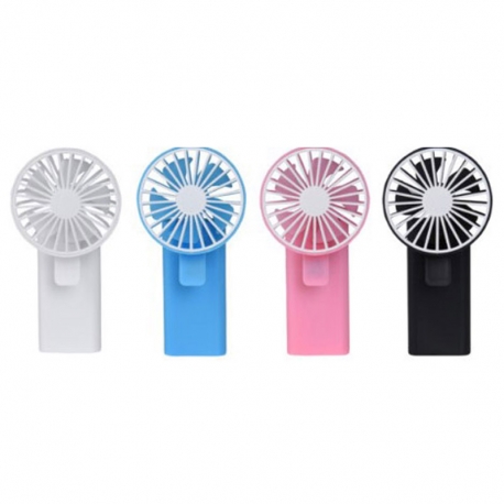 VENTILADOR A PILAS CON PINZA COLORES SURTIDO