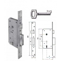 CERRADURA ORENGO 1001-60 SEGURIDAD