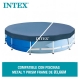 Cobertor de invierno intex para piscina 50967 redonda metal frame 366cm