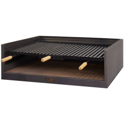 CajÓn barbacoa 149 x 45 x 32 con ladrillo refractario imex el zorro parrilla esmaltada 71490