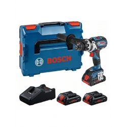 TALADRO A BATERIA BOSCH PERCUTOR GSB 18V-110 C + 3 PROCORE18V 4AH + GAL 18V-40 + L-BOXX 136