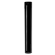 Tubo vitrificado negro chimenea Ø120 x 1m
