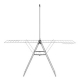 Tendedero plegable brabantia con alas + barra para perchas 25m gris metalizado