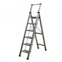 Escalera de aluminio 6 peldaÑos domestica super ancho
