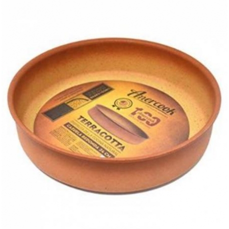 CACEROLA BAJA AMERCOOK TERRACOTA 24 CM INDUCCION