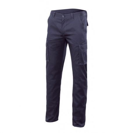 Pantalon multibolsillos velilla stretch 103002s azul t42