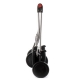 Carro compra plegable ambit i-max 2+2 ruedas gris