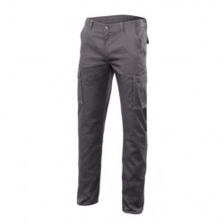 Pantalon multibolsillos velilla stretch 103002s gris talla 48