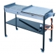 Barbacoa de gas flores cortes duo grande 114,5x98x48,5 cm
