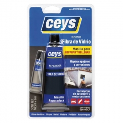 ADHESIVO REPARADOR FIBRA VIDRIO CEYS MASILLA REPARA-RELLENA 100+6ML