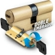 Cilindro seguridad handlock r15 doble embrague 30x30mm laton