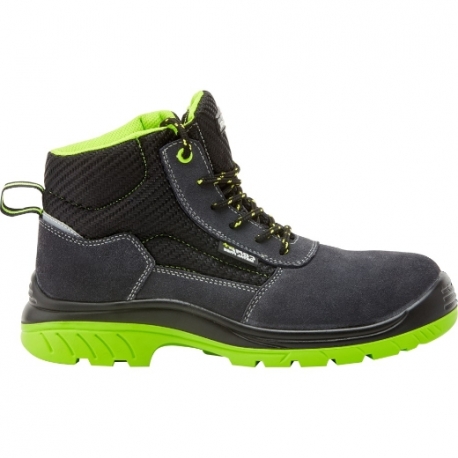 Bota seguridad bellota s1p comp serraje gris-verde talla 43