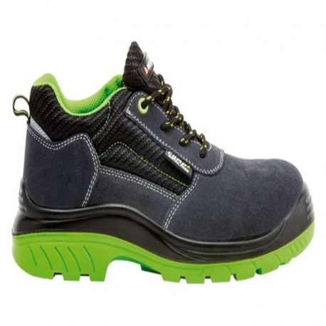 Zapato seguridad bellota s1p serraje gris-verde talla 45