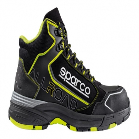 Bota seguridad sparco allroad motegi s3 src negro-amarillo talla 38