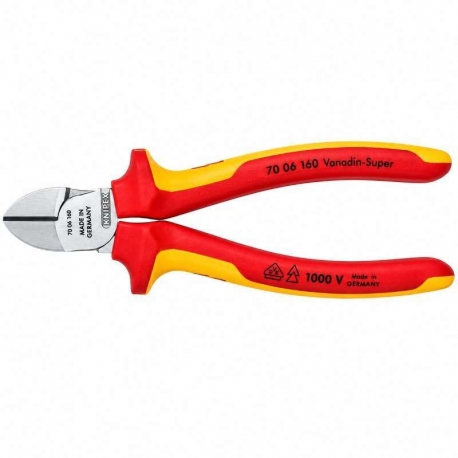 Alicate corte diagonal knipex 70 06 vde -180mm