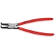 Alicates para arandelas interior knipex 4421-j31 215mm curvo