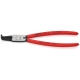 Alicates para arandelas interior knipex 4421-j31 215mm curvo
