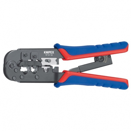 Alicate para entallar terminales telefonicos rj knipex 97 51 10 190mm