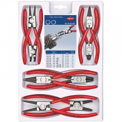 Juego alicates para arandelas interior-exterior knipex 8 piezas