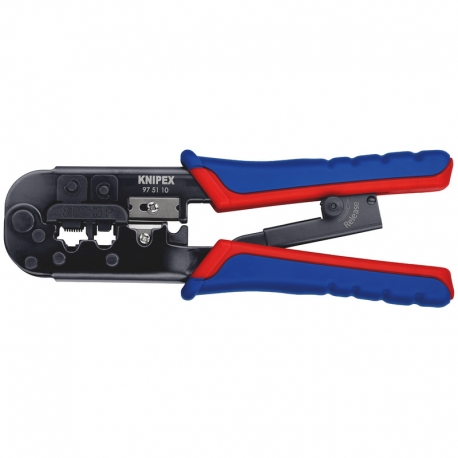 ALICATE PARA CRIMPAR TERMINALES WESTERN RJ KNIPEX 97 51 10 190MM