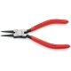 Alicates para arandelas interior knipex 44 11 j1 140mm recto