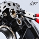 Alicates para arandelas interior knipex 44 21 j21 170mm curvo