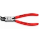 Alicates para arandelas interior knipex 44 21 j21 170mm curvo