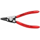 Alicates para arandelas exterior knipex 46 11 a1 140mm recto