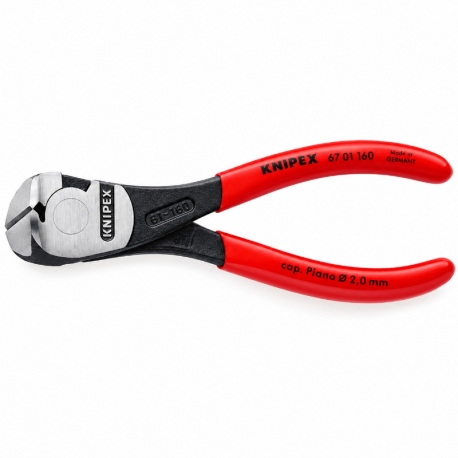 Alicate corte frontal knipex 67 01 160 mm