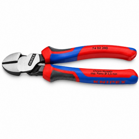 Alicate corte diagonal knipex 74 02 200 mm