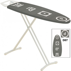 Tabla de planchar ambit simple gris 116x35 cm