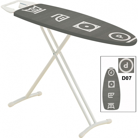 Tabla de planchar ambit simple gris 116x35 cm