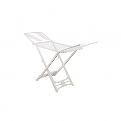 Tendedero plegable resina ambit con alas siena blanco 20 m