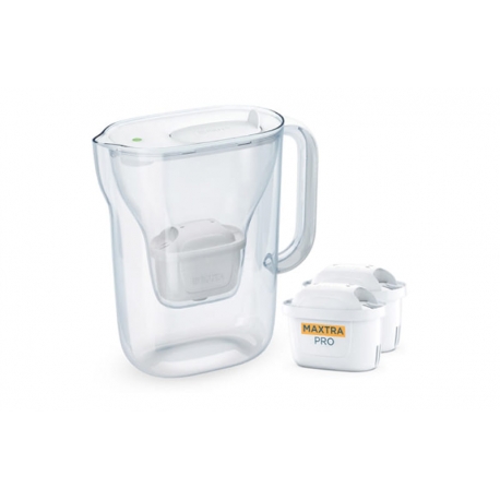 Jarra brita filtrante style essential blanca + 2 filtros maxtra