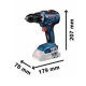 TALADRO ATORNILLADOR BOSCH GSR 18V-55 2 X 4,0 AH + GAL 18V-40 + L-BOXX 136