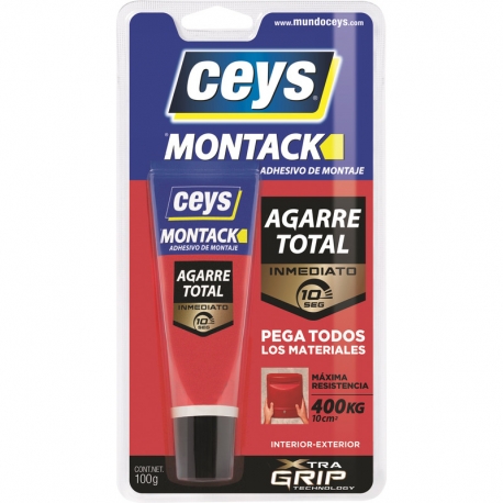 Adhesivo montaje ceys montack agarre total inmediato 100gr
