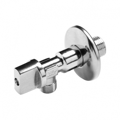 Valvula escuadra h2o antical mando metalico 1/2 x 3/8
