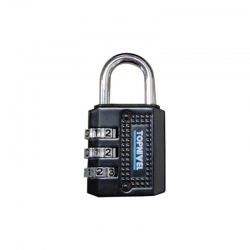 Candado combinacion nivel programable 30mm negro 