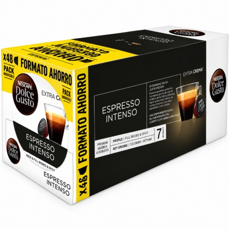 CAPSULAS NESCAFE DOLCE GUSTO EXPRESSO INTENSO PACK 16X3