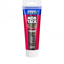 ADHESIVO MONTAJE CEYS MONTACK TURBO TRANSPARENTE 290ML