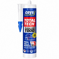 PEGAMENTO TRI-ACTION CEYS TOTALTECH GRIS TUBO 125ML