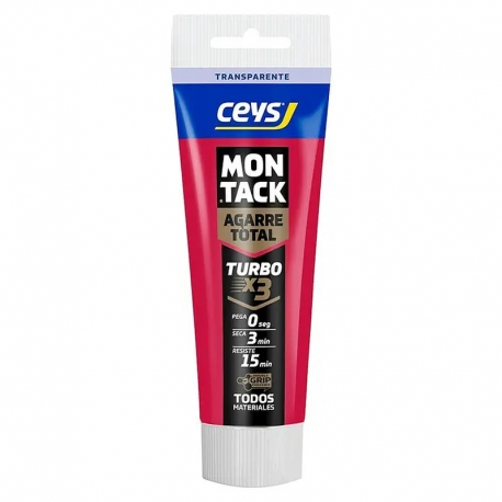 Adhesivo montaje ceys montack turbo tubo transparente 125ml