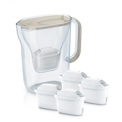 Jarra brita filtrante style essential stand blanca + 4 filtros